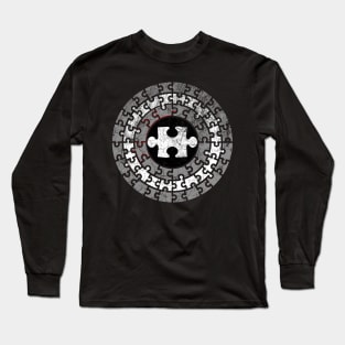 Captain Autism Vintage Shield Long Sleeve T-Shirt